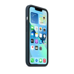 iPhone 13 Pro - MagSafe Özellikli Silikon Kılıf Koyu Abis