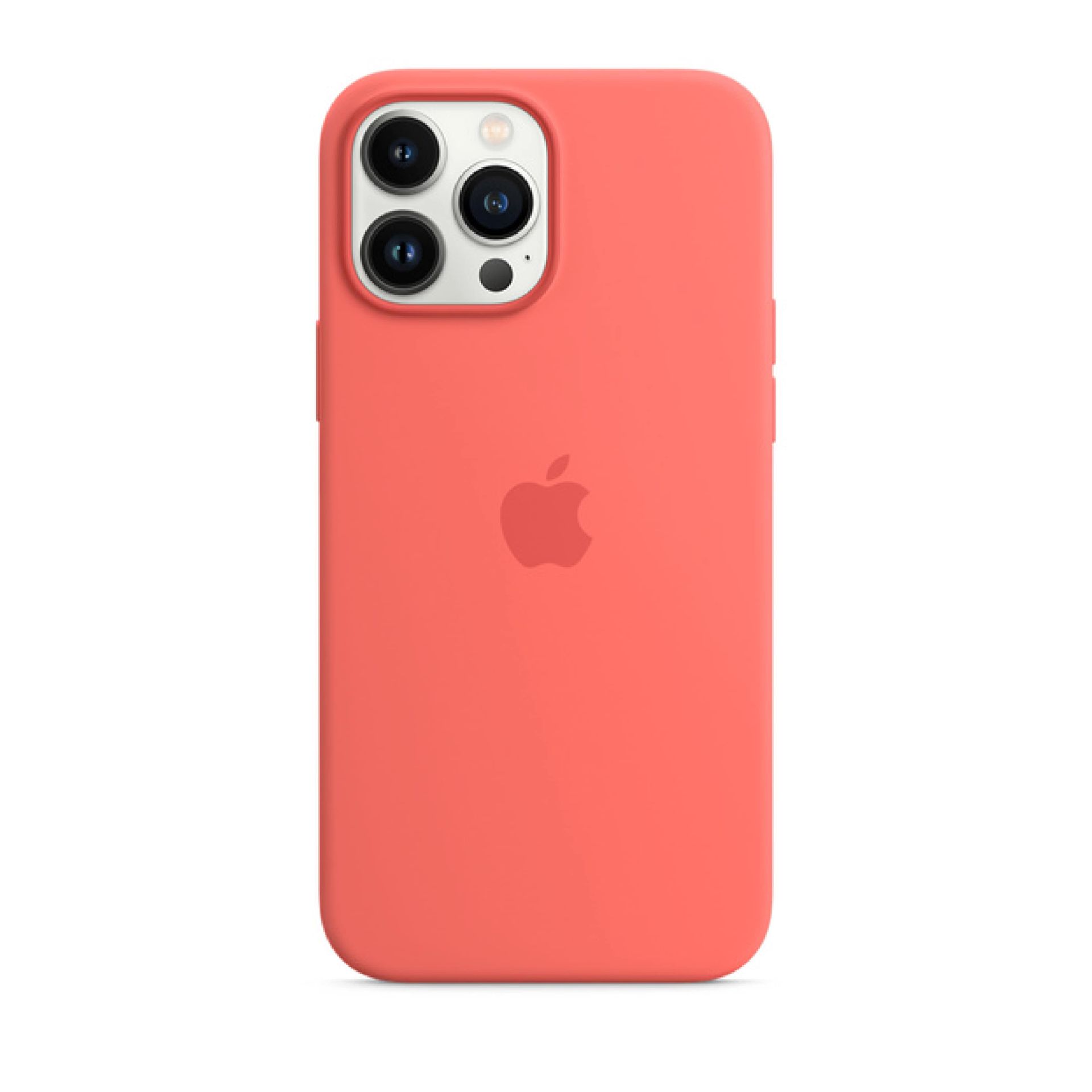 iPhone 13 Pro Max - MagSafe Özellikli Silikon Kılıf Pembe Pomelo