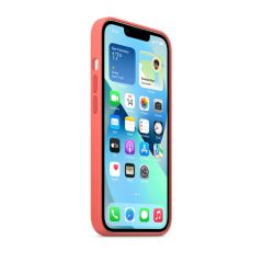iPhone 13 Pro Max - MagSafe Özellikli Silikon Kılıf Pembe Pomelo