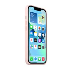 iPhone 13 Pro Max - MagSafe Özellikli Silikon Kılıf Puslu Pembe