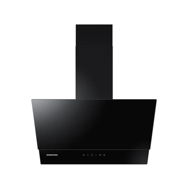 Samsung Built-in Wall-Mounted Black Glass Cooker Hood