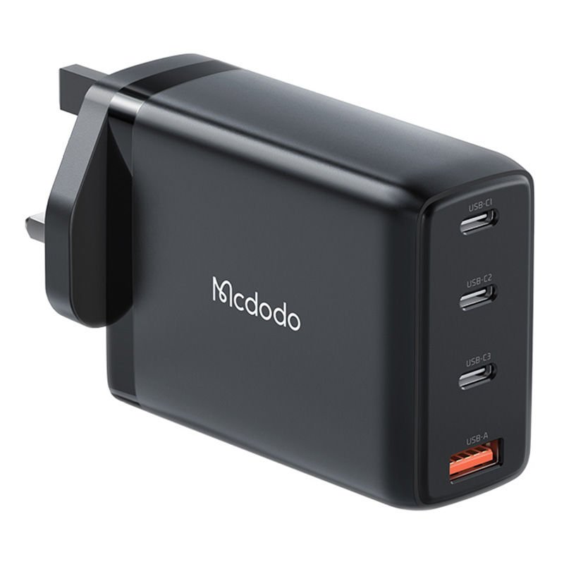 GaN 120W High Power 4 Ports  CH-0761 Type-C to Type-C Kablolu Hızlı Şarj Adaptörü UK