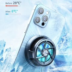 CH-2120 Manyetik Radyatör 15W Soğutuculu Kablosuz Oyun Şarj Cihazı