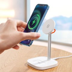 CH-7340 - 15W 2 in 1 Wireless Şarj Standı (Telefon-Kulaklık)