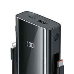 22.5W 10000 mAh Lightning + Type-C Kablolu PowerBank