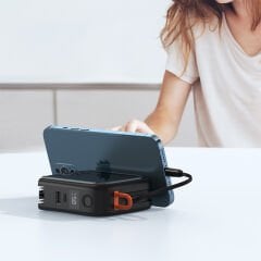 22.5W 15000 mAh Lightning + Type-C Kablolu PowerBank