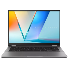Asus Vivobook S 14 Flip TP3407SA Intel Core Ultra 7 256V 16GB LPDDR5X 1TB SSD Intel Arc 14'' FHD+ OLED Dokunmatik Laptop - Kaya Grisi