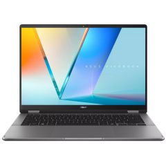 Asus Vivobook S 14 Flip TP3407SA Intel Core Ultra 7 256V 16GB LPDDR5X 1TB SSD Intel Arc 14'' FHD+ OLED Dokunmatik Laptop - Kaya Grisi