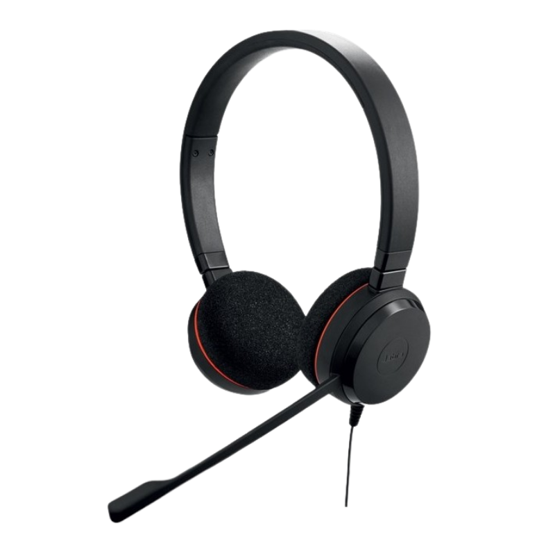Jabra Evolve 20 Duo USB-A Mikrofonlu Kulak Üstü Kulaklık