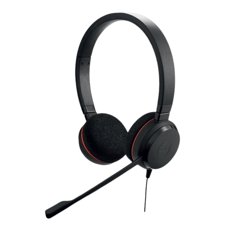 Jabra Evolve 20 Duo USB-A Mikrofonlu Kulak Üstü Kulaklık