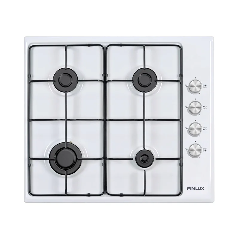 Finlux 4 Gözlü Beyaz Emaye Gazlı Ocak