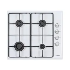 Finlux 4 Gözlü Beyaz Emaye Gazlı Ocak