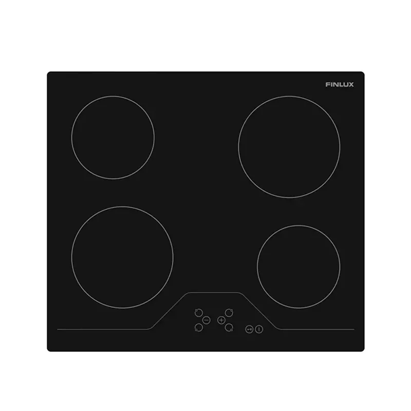 Finlux 4 Gözlü Siyah Cam Vitroseramik Elektrikli Ocak