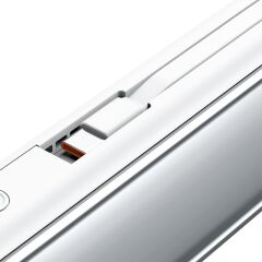 22.5W 10000 mAh Lightning + Type-C Kablolu PowerBank MC-1160 White