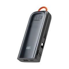 22.5W 10000 mAh Lightning + Type-C Kablolu PowerBank MC-1161 Black