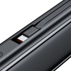 22.5W 10000 mAh Lightning + Type-C Kablolu PowerBank MC-1161 Black