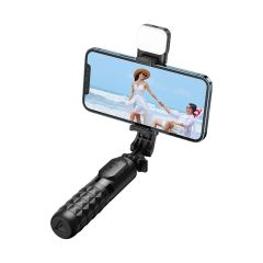 SS-1781 - Bluetooth Destekli Tek Işıklı Uzaktan Kumandalı Selfie Çubuğu