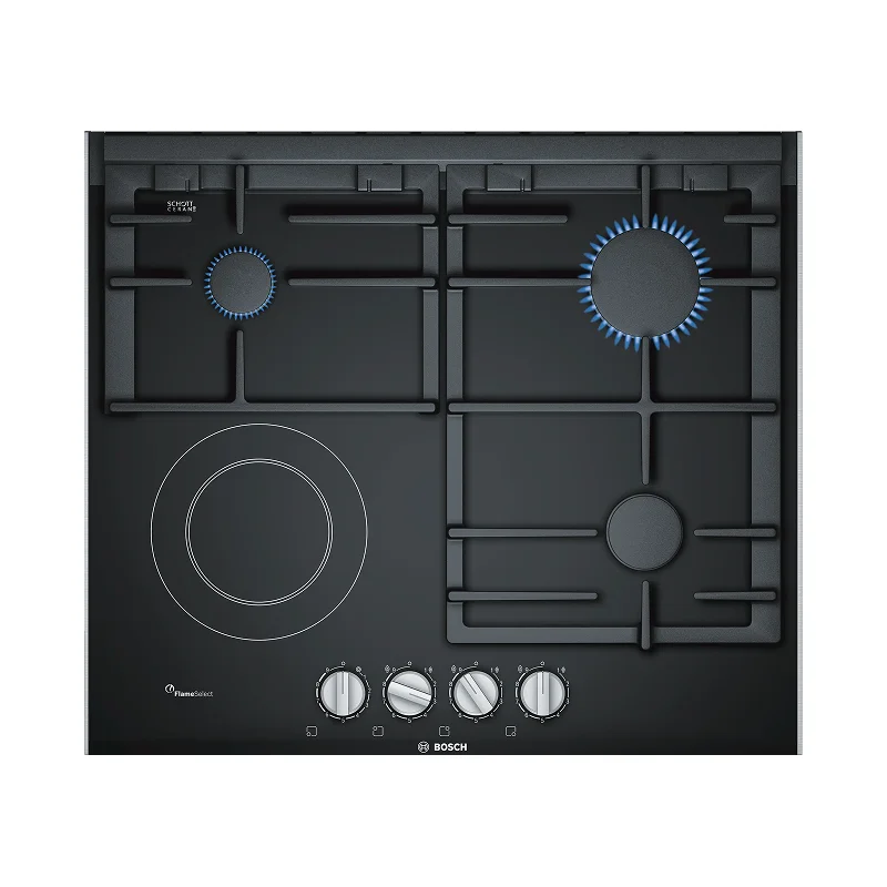 Bosch Serie 8 | 60 cm 3 Gaz + 1 Elektrik Kombine Ankastre Ocak