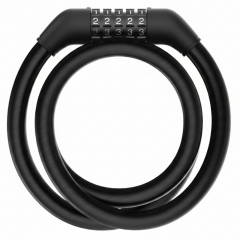 Xiaomi Mi Electric Scooter Şifreli Çelik Kablo Kilidi - Siyah