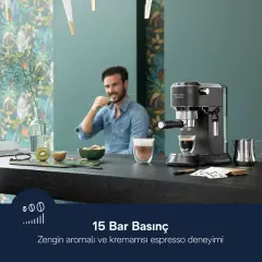 DeLonghi Dedica Style EC685.BK Manuel Espresso Makinesi
