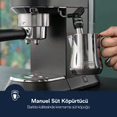 DeLonghi Dedica Style EC685.BK Manuel Espresso Makinesi