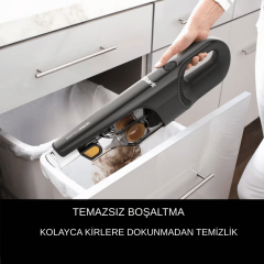 Shark UltraCyclone Pet Pro+ Kablosuz El Süpürgesi - Kendi Kendini Temizleyen Evcil Hayvan Başlıklı