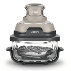 Ninja CRISPi 4-in-1 Akıllı Air Fryer - 4 Fonksiyonlu Cam Hazneli Hava Fritözü Vizon