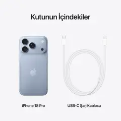 iPhone 18 Pro 256GB Buzul Rengi