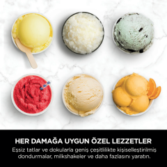 Ninja CREAMi Deluxe - 10-in-1 Ev Tipi Profesyonel Dondurma ve Frozen Makinesi