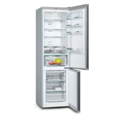 Bosch Serie 6 366 L NoFrost Siyah Cam Buzdolabı