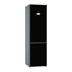 Bosch Serie 6 366 L NoFrost Siyah Cam Buzdolabı