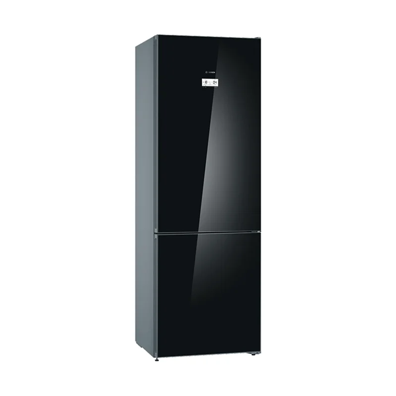 Bosch Serie 6 435 L NoFrost Siyah Cam Buzdolabı