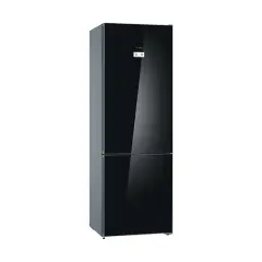 Bosch Serie 6 435 L NoFrost Siyah Cam Buzdolabı