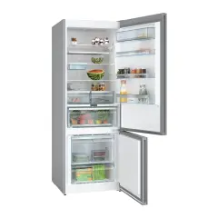 Bosch Serie 6 505 L NoFrost Siyah Cam Buzdolabı