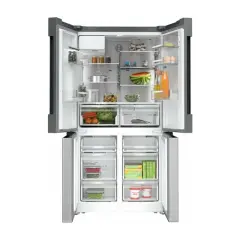 Bosch Serie 6 605 L No-Frost Buz ve Su Sebilli Inox Buzdolabı