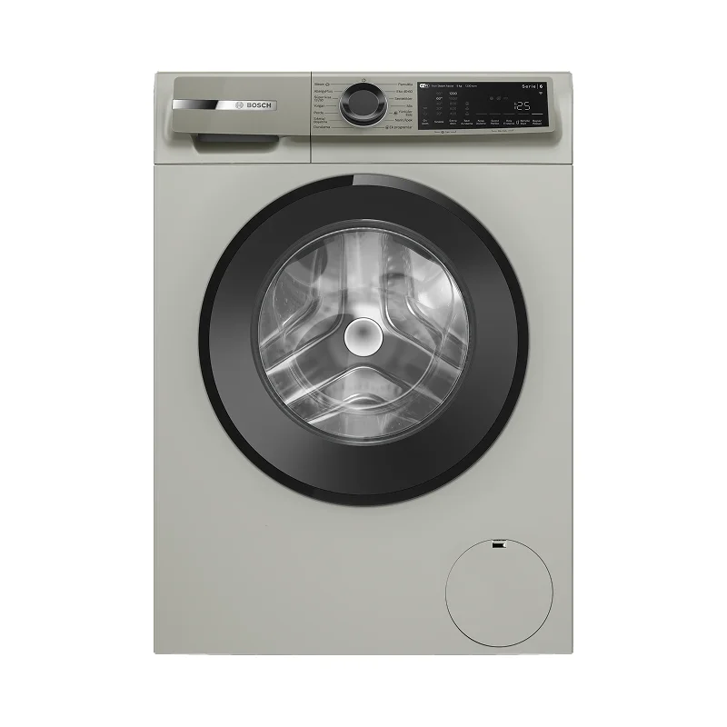 Bosch Serie 6 9 kg 1200 Devir Gümüş Çamaşır Makinesi