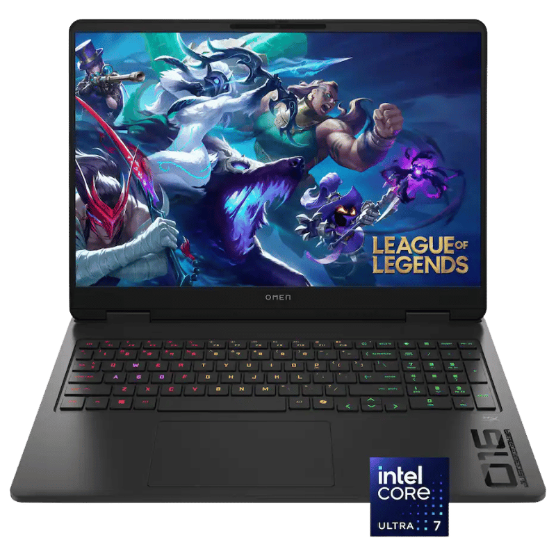 HP OMEN - 16'' 2K 144Hz Gaming Notebook, Intel Core Ultra 7 255H, 16GB RAM, NVIDIA GeForce RTX 5060, 1TB SSD