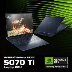 Acer Predator Helios Neo 16S AI Gaming Laptop, 16'' OLED 240Hz, Intel Core Ultra 9, 32GB RAM, 1TB SSD, NVIDIA GeForce RTX 5070Ti