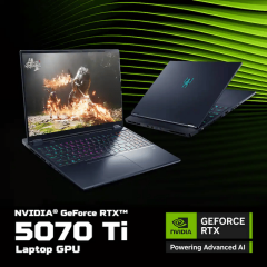 Acer Predator Helios Neo 16S AI Gaming Laptop, 16'' OLED 240Hz, Intel Core Ultra 9, 32GB RAM, 1TB SSD, NVIDIA GeForce RTX 5070Ti