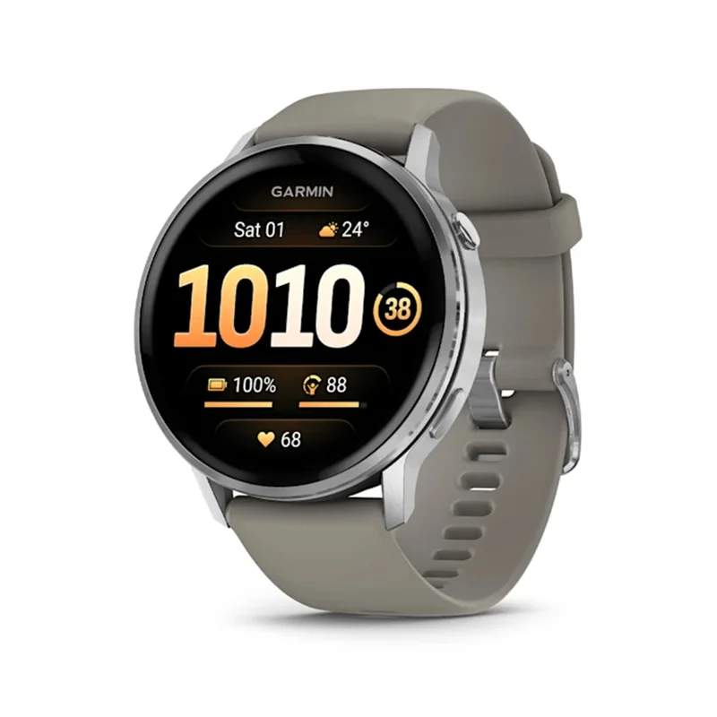 Garmin Venu 4 - 45mm Akıllı Saat Gümüş Gri