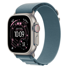 Apple Watch Ultra 3 Large -  Blue Alpine Loop