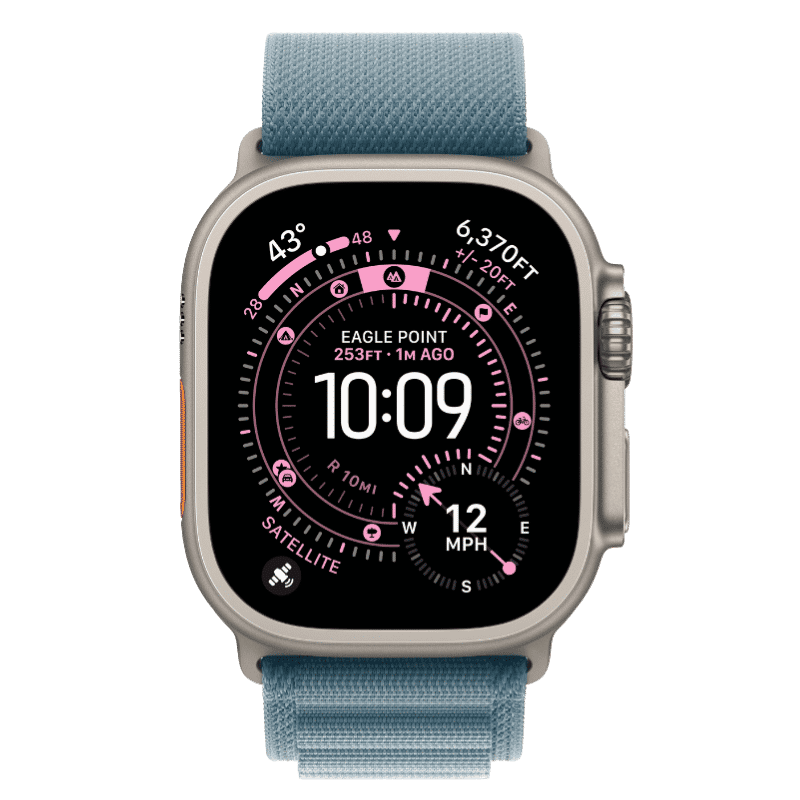 Apple Watch Ultra 3 Large -  Blue Alpine Loop